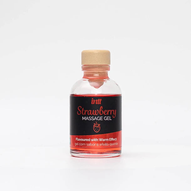 Intt Strawberry Massage Gel Flavoured with Warm Effect 30ml
