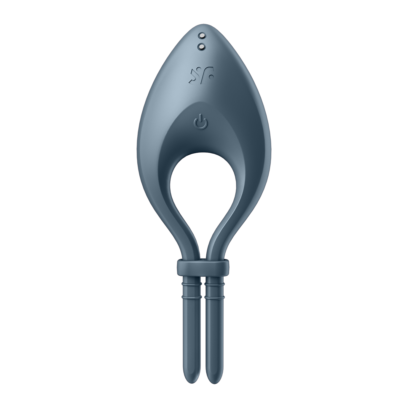 Satisfyer Bullseye Silicone App Enabled Vibrating Cock Ring Dark Blue