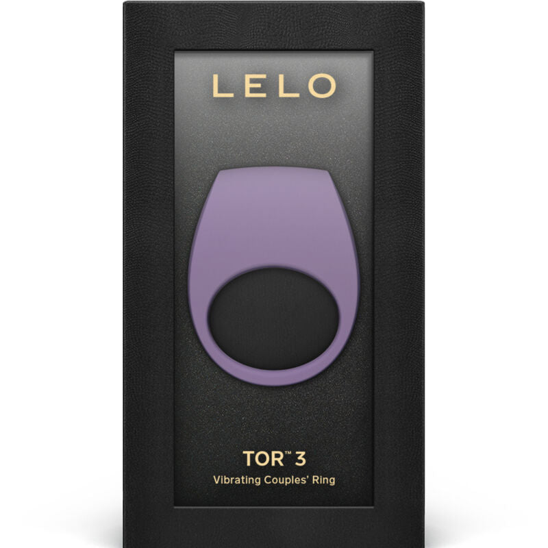LELO Tor 3 Vibrating Cock Ring Violet Dusk