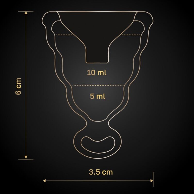 Gvibe Gcup S Size Menstrual Cup Black