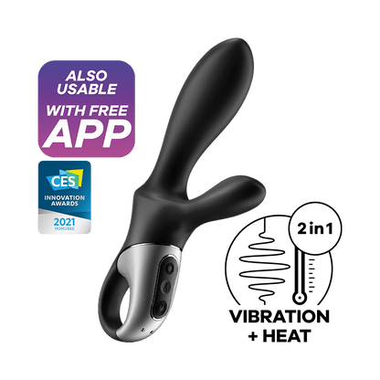 Satisfyer Heat Climax+ App Enabled Warming Dual Anal Vibrator