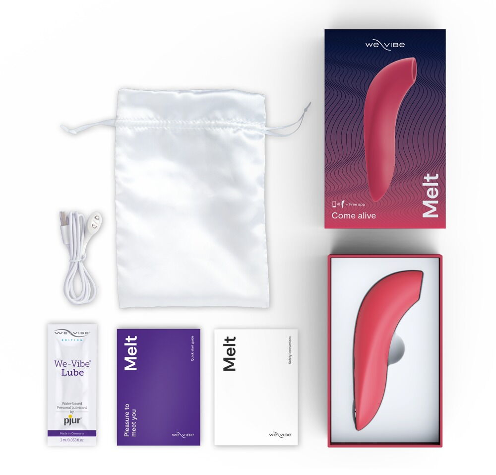 We-Vibe Melt Pleasure Air Clitoral Stimulator Coral