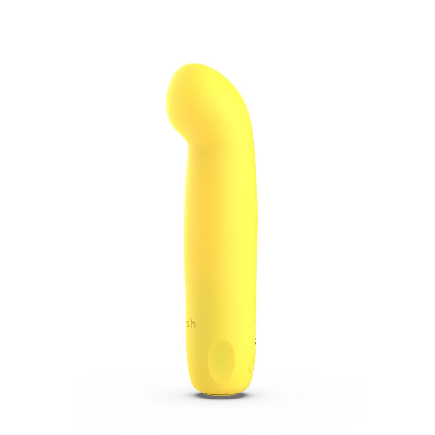 B Swish Bcute Curve Infinite Classic Silicone Bullet Vibrator Yellow