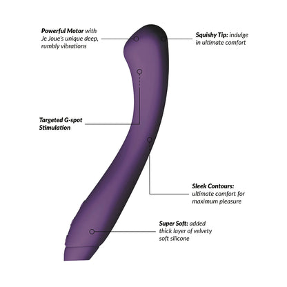 Je Joue Juno G-Spot Silicone Vibrator Purple