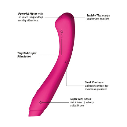 Je Joue Juno G-Spot Silicone Vibrator Fuchsia