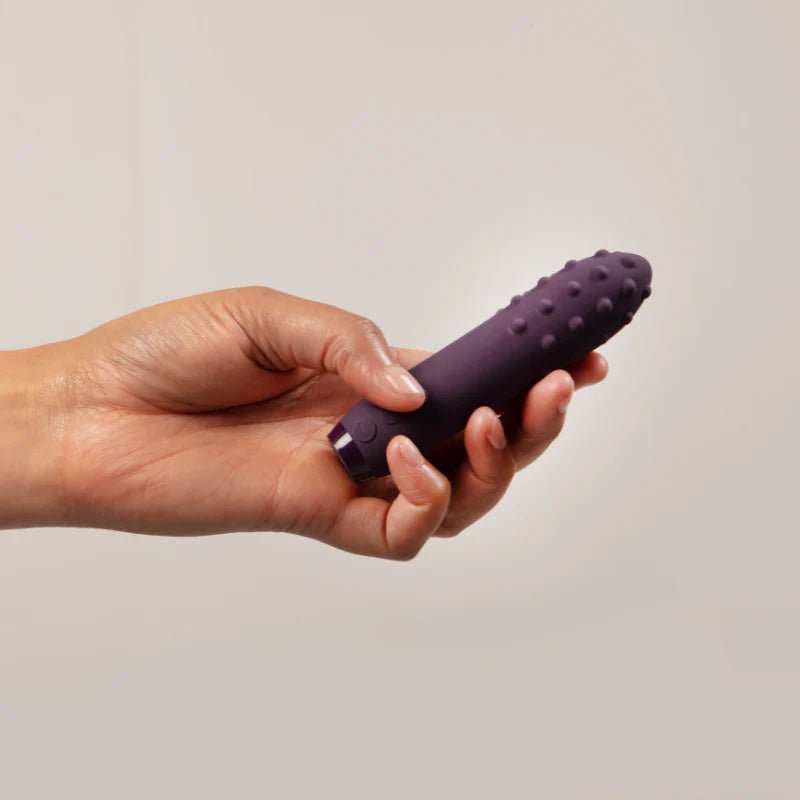 Je Joue Duet Textured Silicone Bullet Vibrator Purple