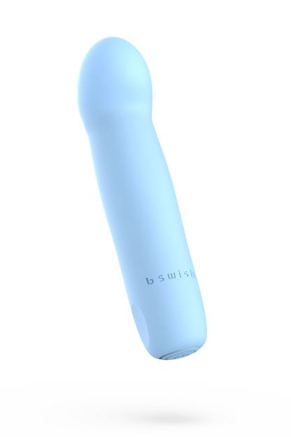 B Swish Bcute Curve Infinite Classic Limited Edition Silicone Bullet Vibrator Blue