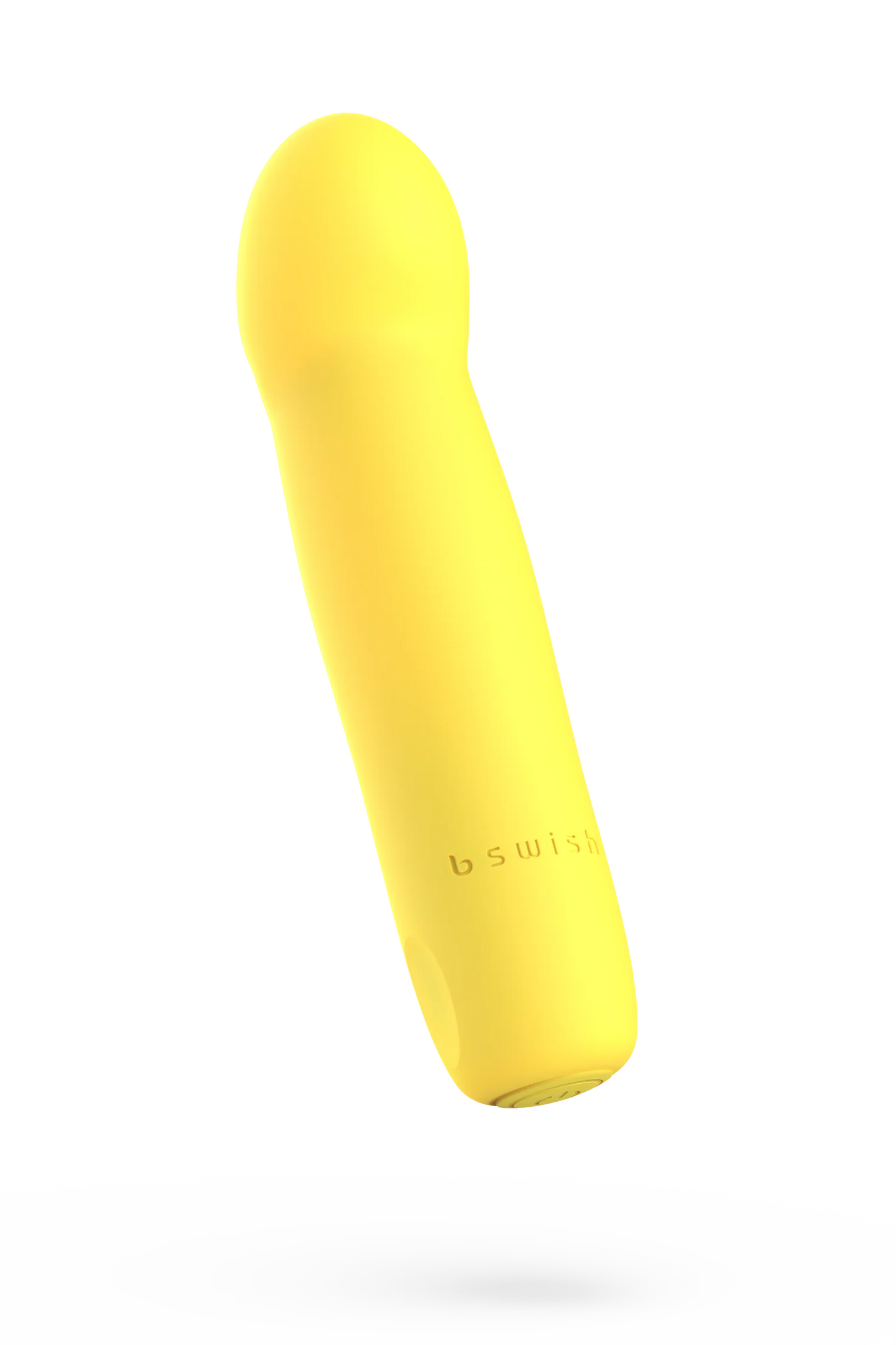 B Swish Bcute Curve Infinite Classic Silicone Bullet Vibrator Yellow