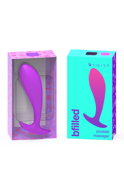 B Swish Bfilled Basic Silicone Prostate Plug Orchid