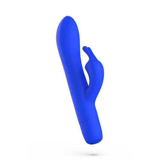 B Swish Bwild Bunny Infinite Classic Silicone Dual Rabbit Vibrator Blue