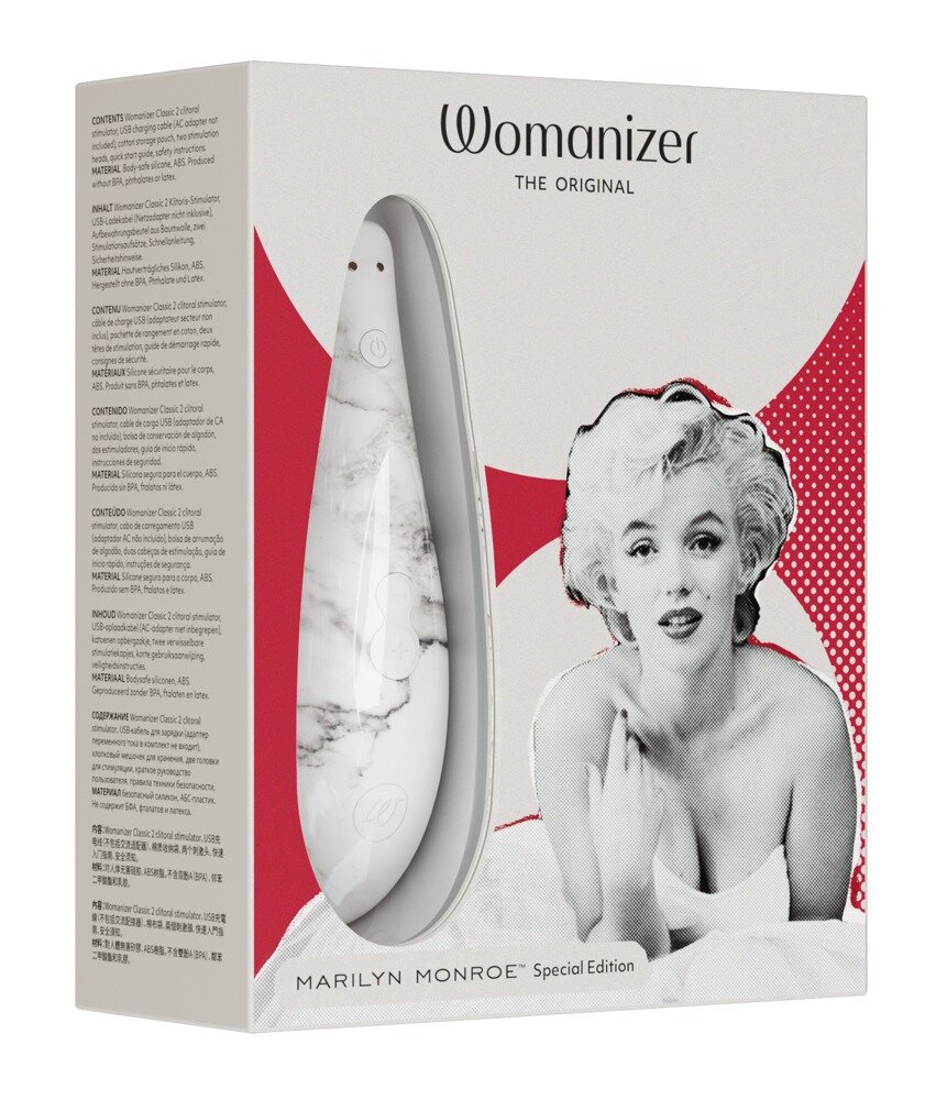 Womanizer Marilyn Monroe Special Edition White Marble