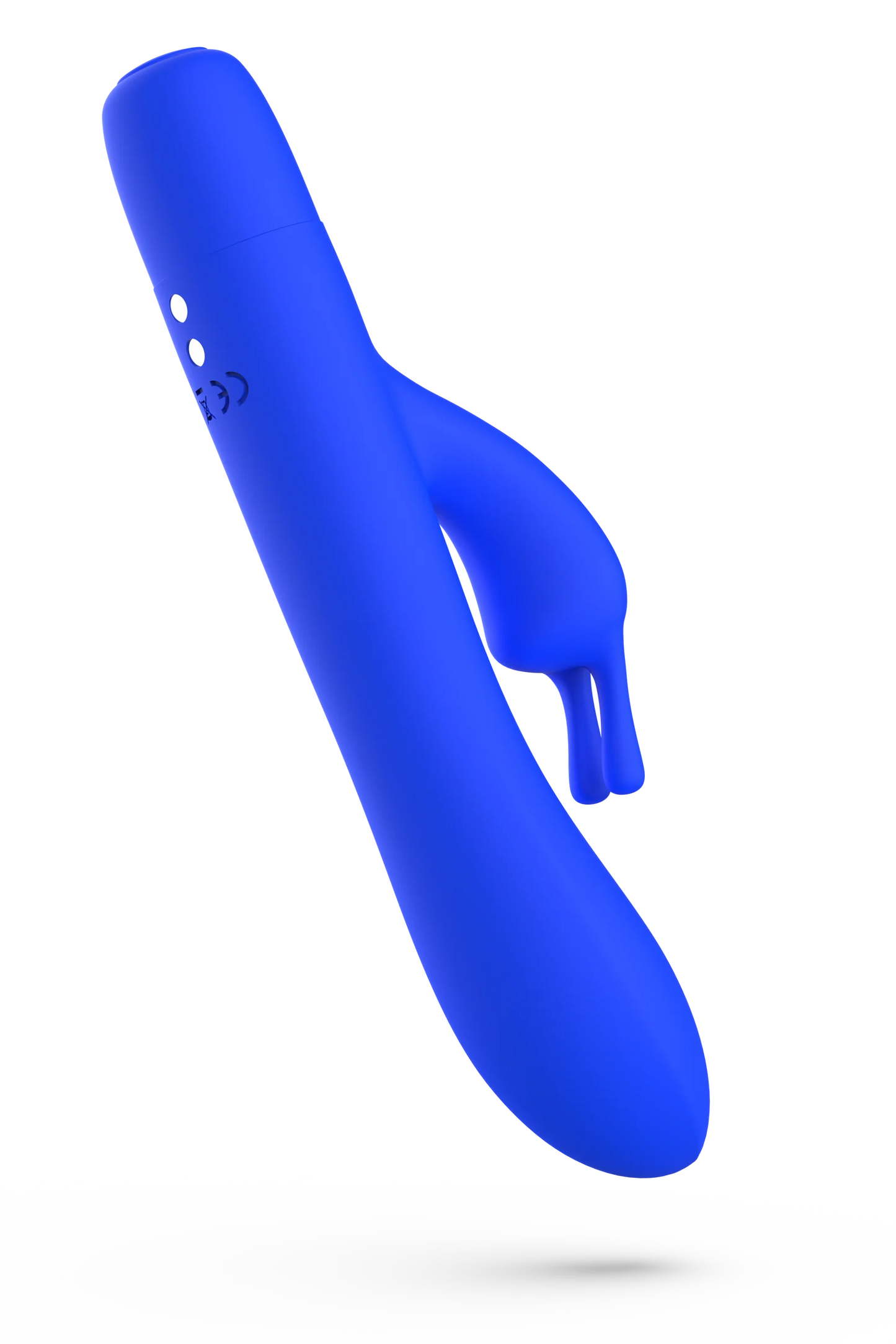 B Swish Bwild Bunny Infinite Classic Silicone Dual Rabbit Vibrator Blue