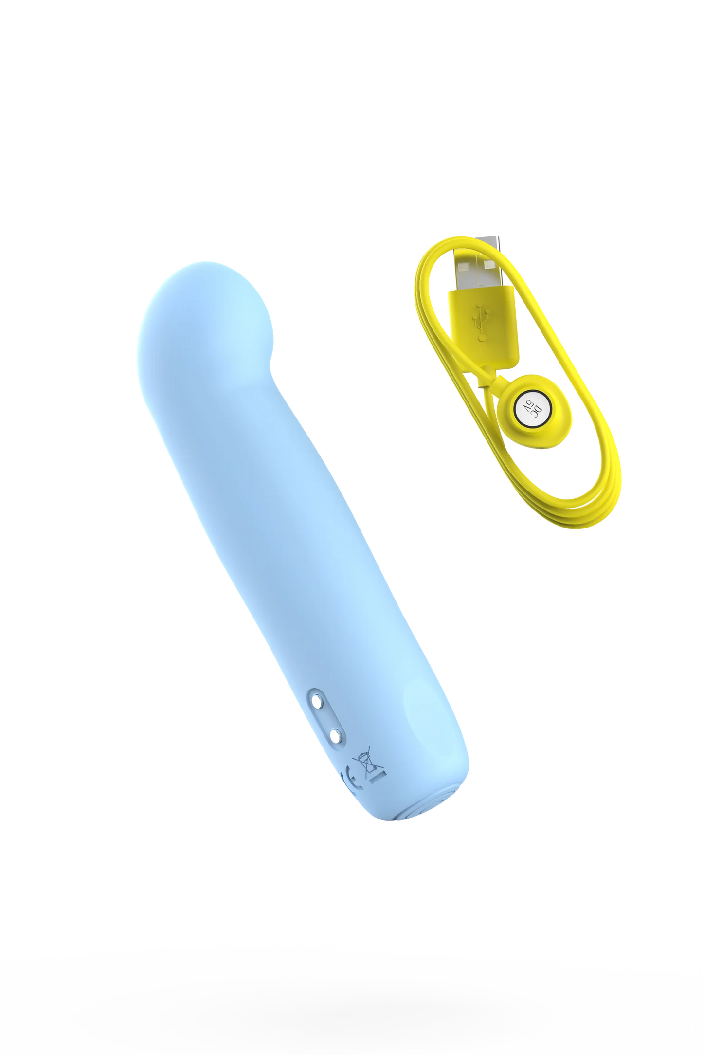 B Swish Bcute Curve Infinite Classic Limited Edition Silicone Bullet Vibrator Blue