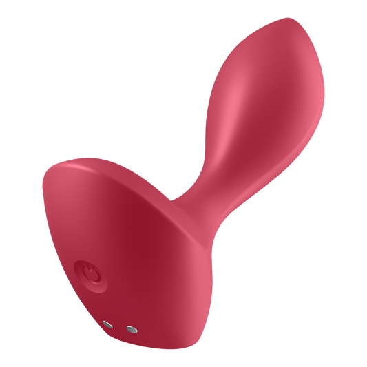 Satisfyer Backdoor Lover Silicone Anal Vibrator Red