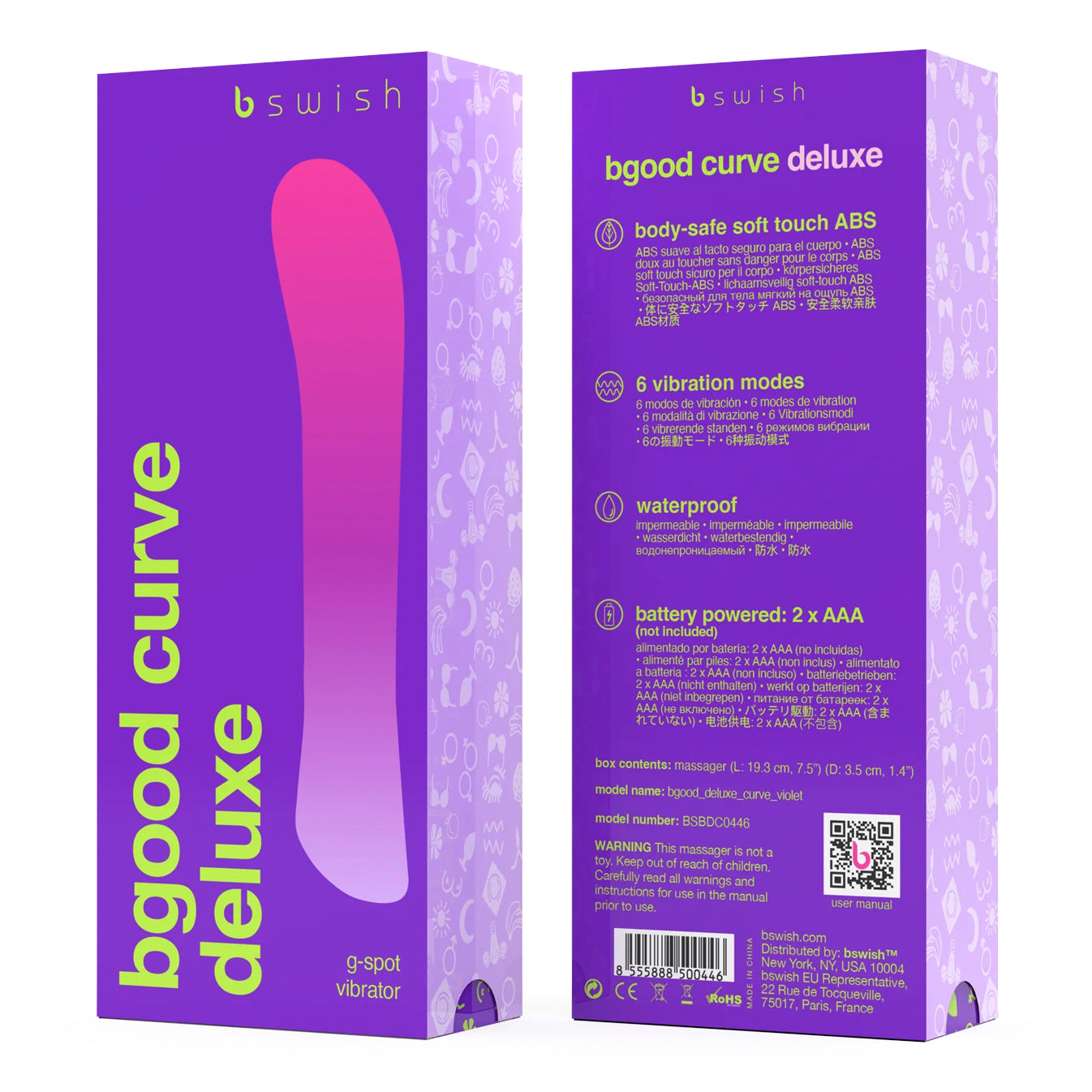 B Swish Bgood Deluxe Curve Vibrator