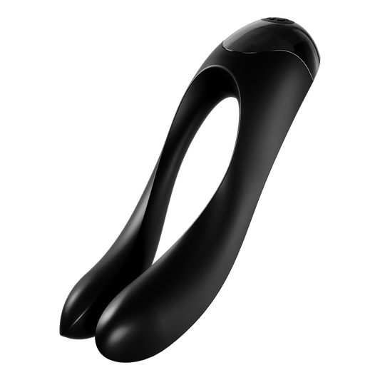 Satisfyer Candy Cane Silicone Mini Vibrator Black