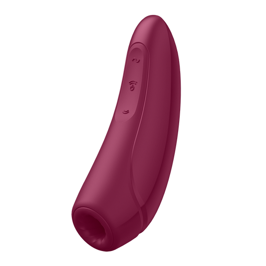 Satisfyer Curvy 1+ App Enabled Air Pulse Clitoral Stimulator Red