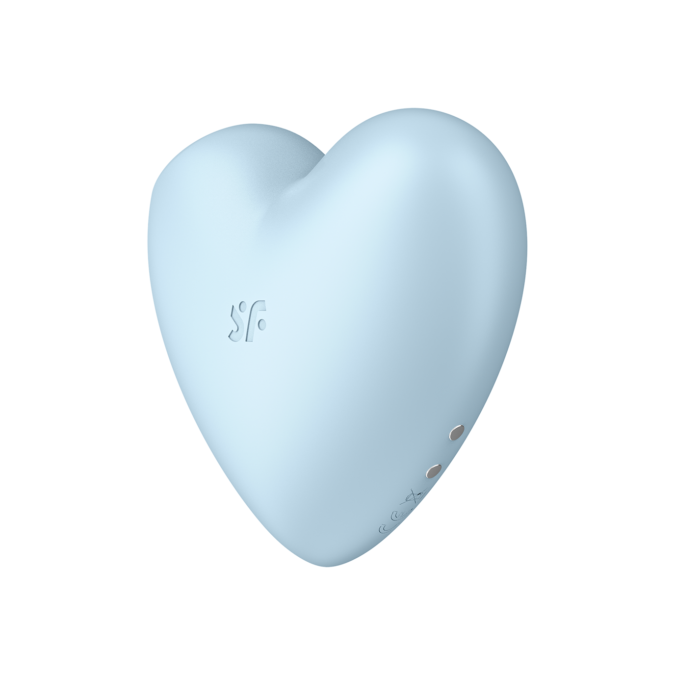 Satisfyer Cutie Heart Vibrating Air Pulse Clitoral Stimulator Blue