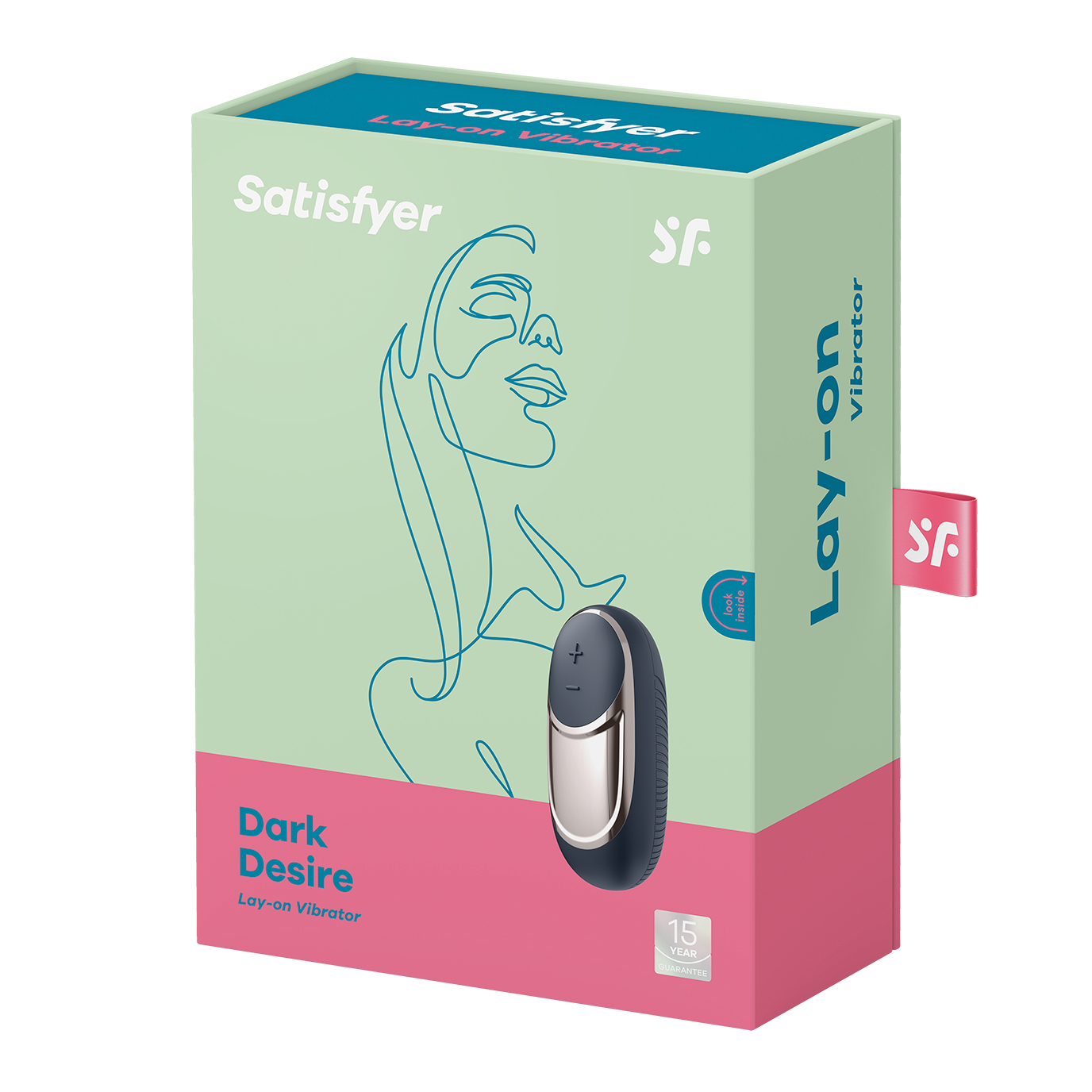 Satisfyer Dark Desire Lay-On Silicone Vibrator