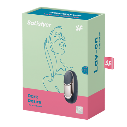 Satisfyer Dark Desire Lay-On Silicone Vibrator