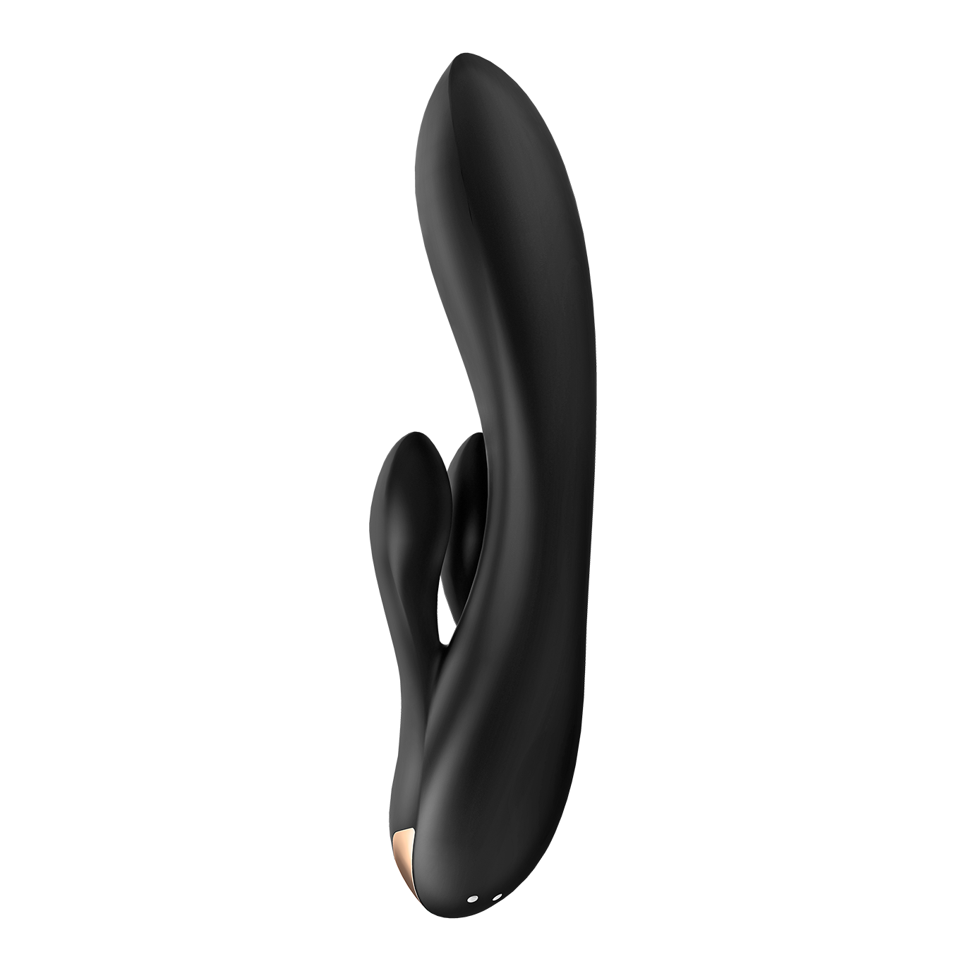 Satisfyer Double Flex App Enabled Rabbit Vibrator Black