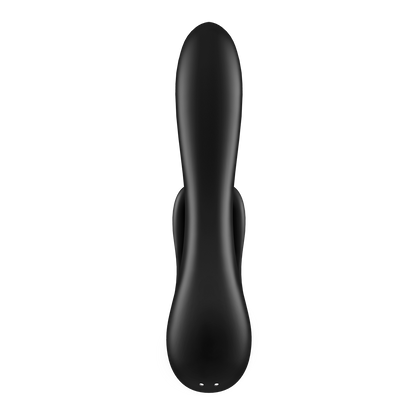 Satisfyer Double Flex App Enabled Rabbit Vibrator Black