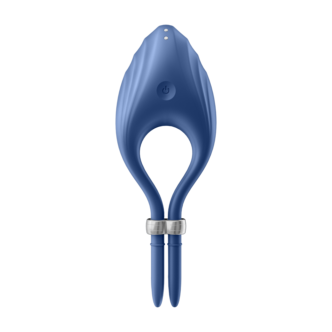 Satisfyer Duelist Silicone Vibrating Cock Ring Blue