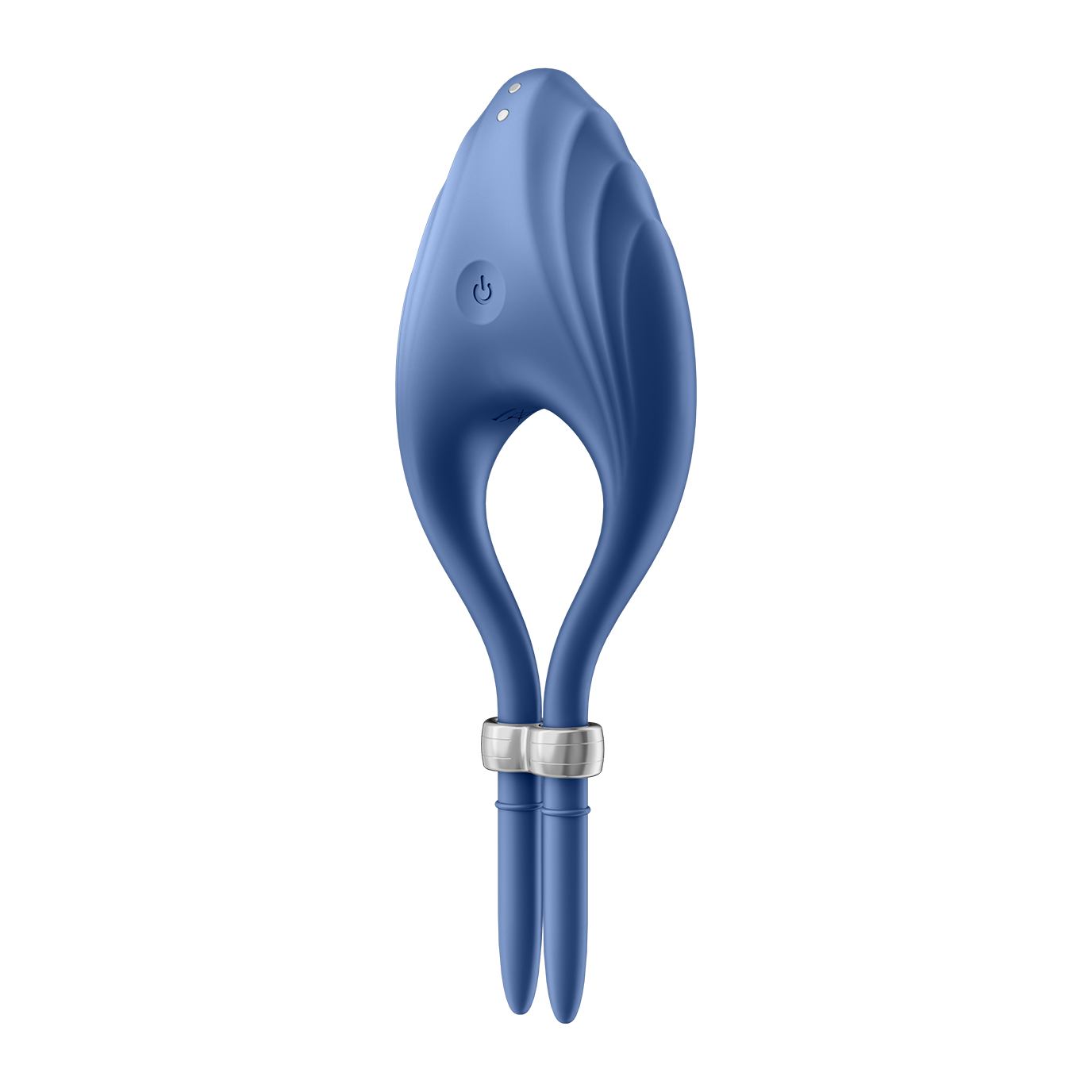 Satisfyer Duelist Silicone Vibrating Cock Ring Blue