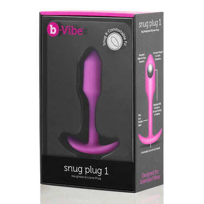 B-Vibe Snug Plug 1 Fuchsia