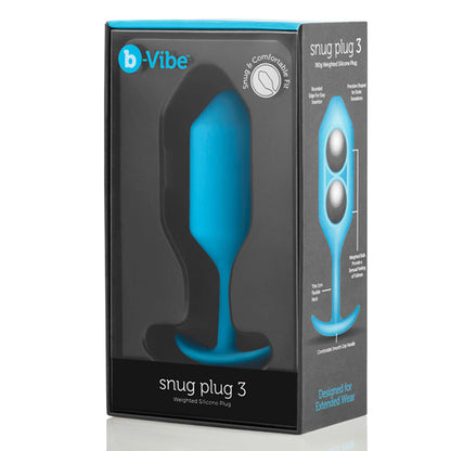 B-Vibe Snug Plug 3 Blue