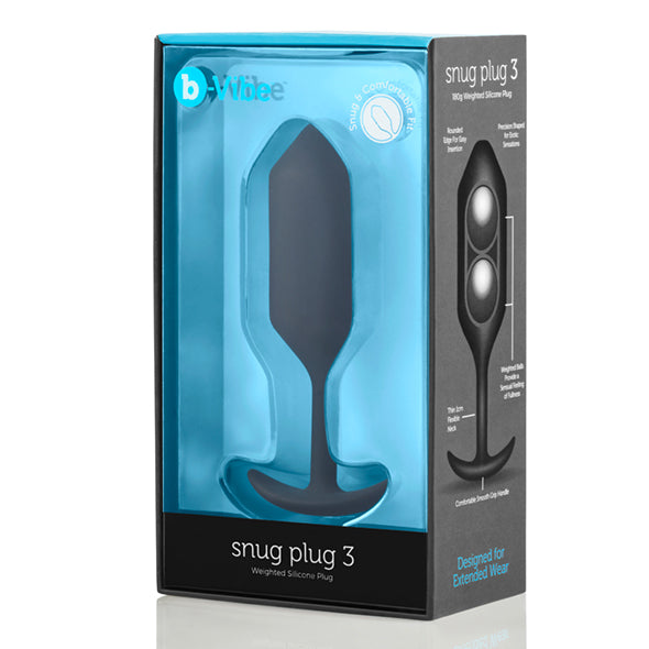 B-Vibe Snug Plug 3 Black