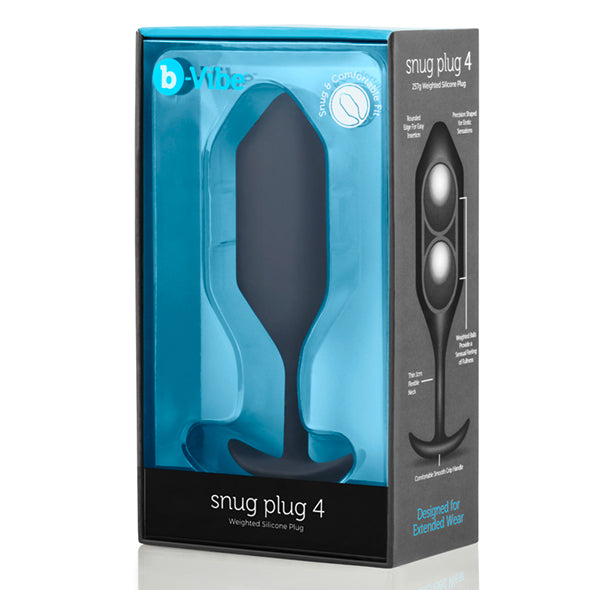 B-Vibe Snug Plug 4 Black