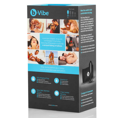 B-Vibe Snug Plug 4 Black