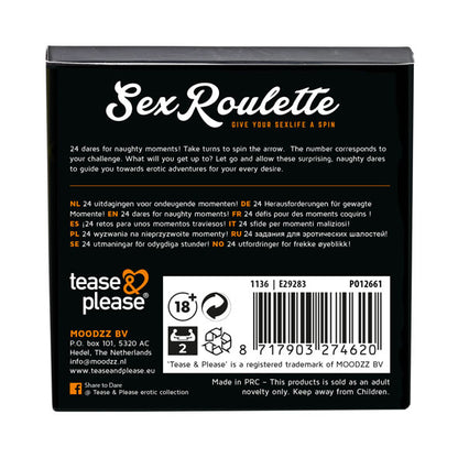 Tease & Please Sex Roulette Naughty Play