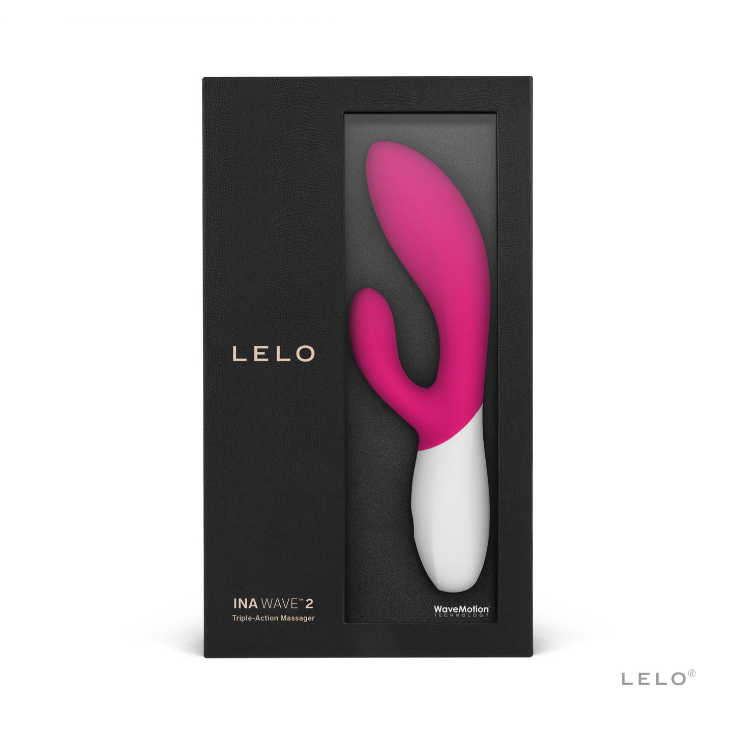 LELO Ina Wave 2 Dual Vibrator Cerise