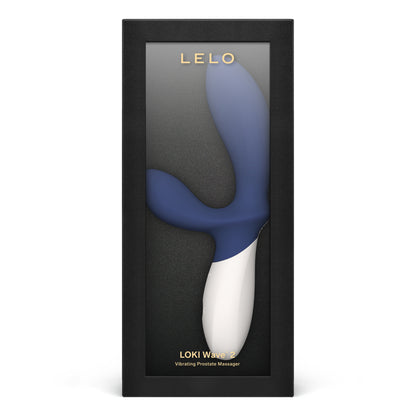 LELO Loki Wave 2 Vibrating Dual Prostate Massager Base Blue