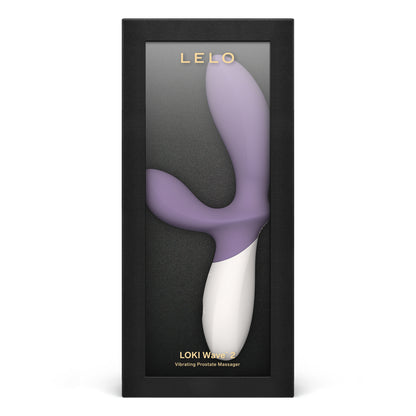 LELO Loki Wave 2 Vibrating Dual Prostate Massager Violet Dusk