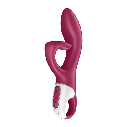 Satisfyer Embrace Me Rabbit Vibrator Berry Red