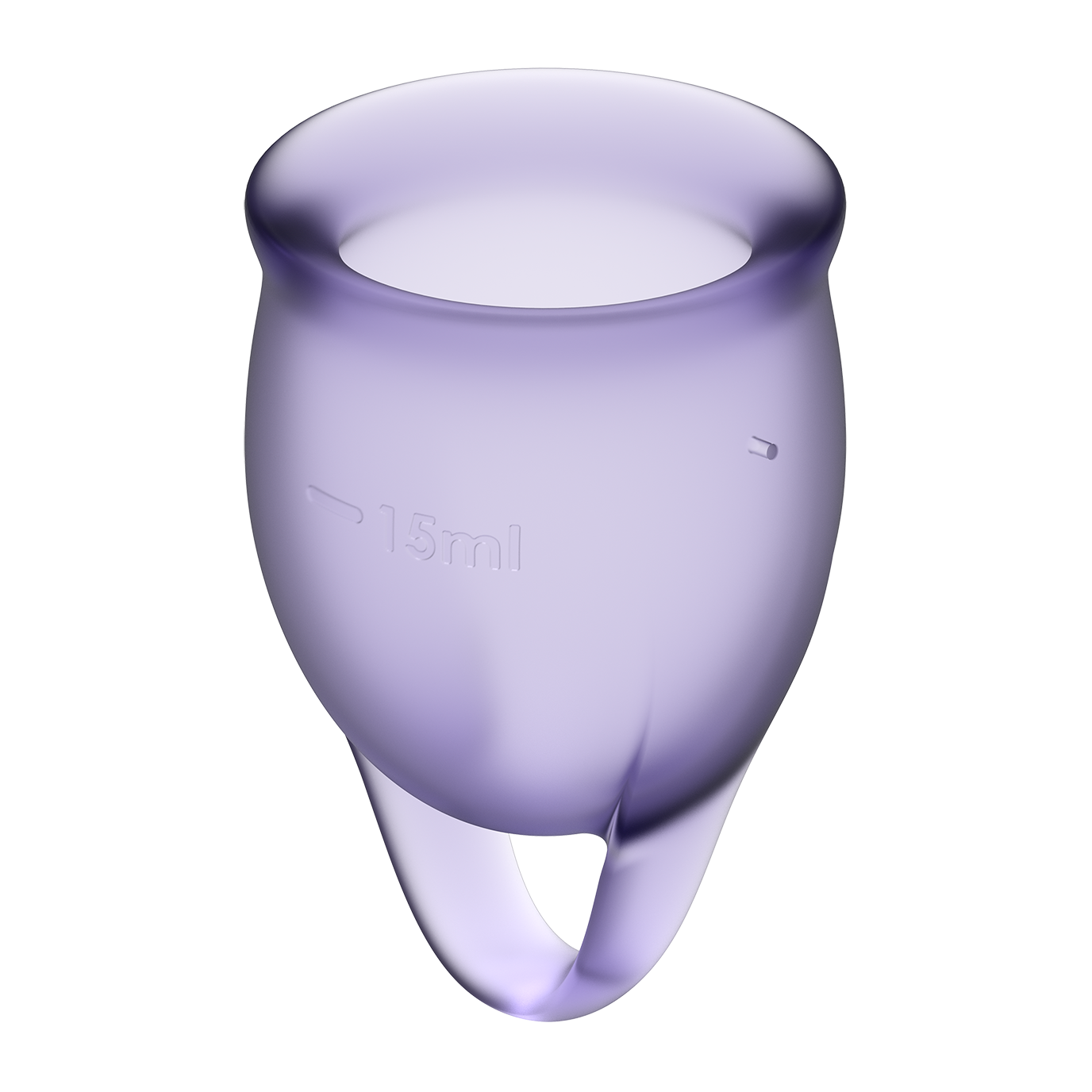 Satisfyer Feel Confident Silicone Menstrual Cups Purple