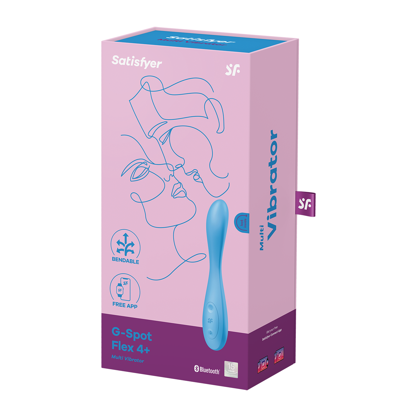 Satisfyer G-Spot Flex 4 App Enabled Multi Vibrator