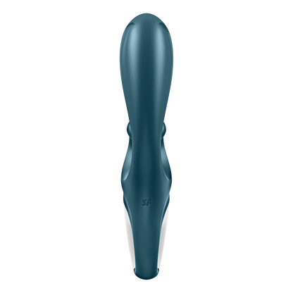 Satisfyer Hug Me App Enabled Rabbit Vibrator Grey Blue