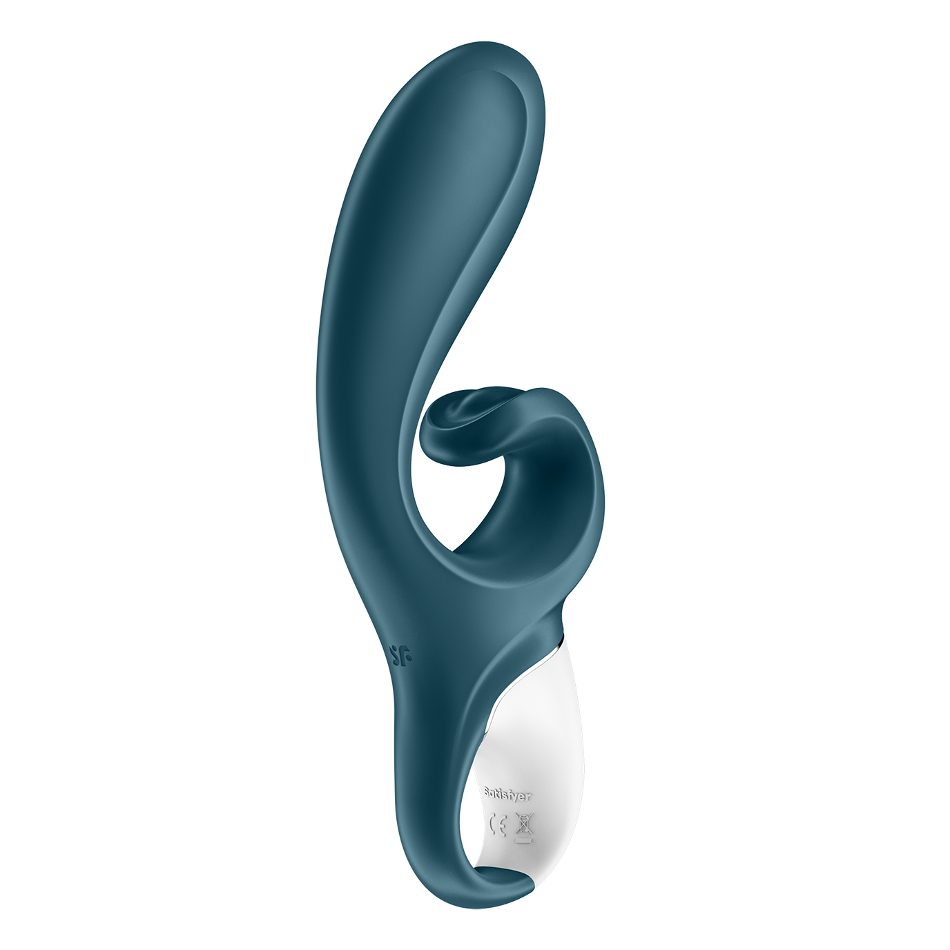 Satisfyer Hug Me App Enabled Rabbit Vibrator Grey Blue