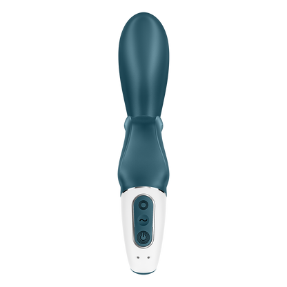 Satisfyer Hug Me App Enabled Rabbit Vibrator Grey Blue