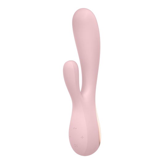 Satisfyer Mono Flex App Enabled Silicone Rabbit Vibrator Pink