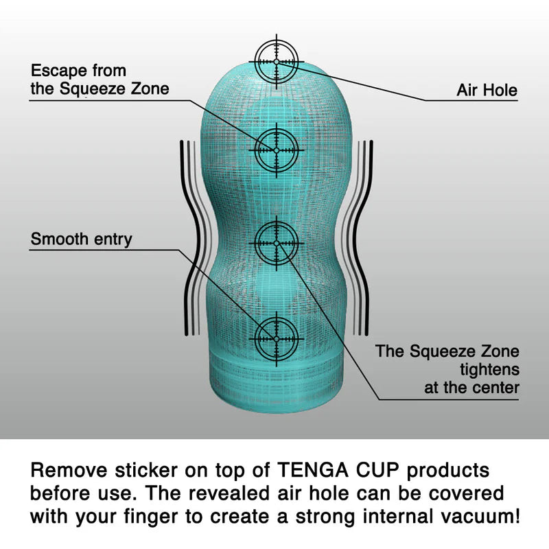 Tenga Original Vacuum Gentle Masturbation Cup