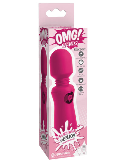 OMG! Enjoy Rechargeable Mini Wand Vibrator Pink