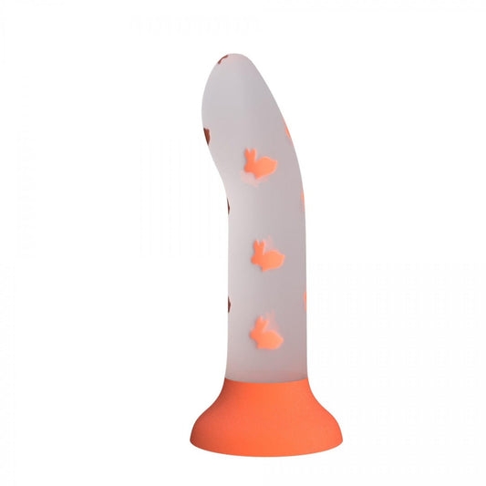 Pretty Love Magical Nightfall Silicone Dildo Luminous Orange