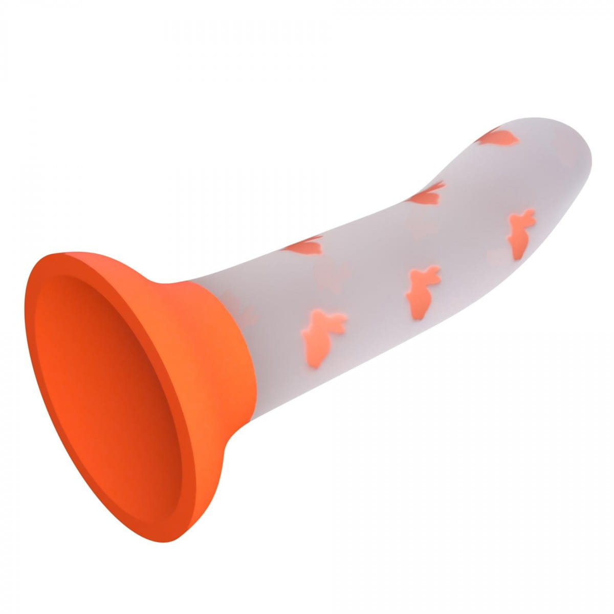 Pretty Love Magical Nightfall Silicone Dildo Luminous Orange