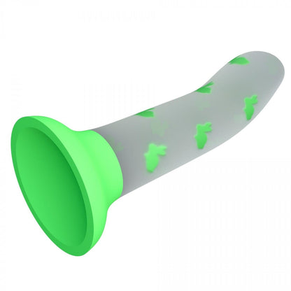 Pretty Love Romantic Rendezvous Silicone Dildo Luminous Green