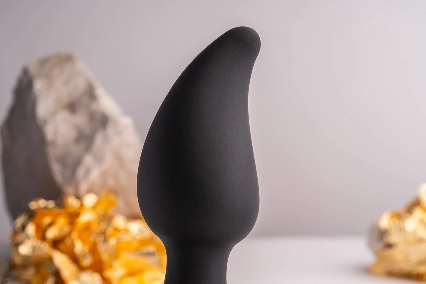 Rocks-Off Butt Quiver Vibrating Silicone Butt Plug Black